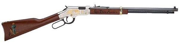 HENRY GOLDEN BOY GOD BLESS AMERICA EDITION .22 S/L/LR  20IN BARREL H004GBA - Win Repeating Arms Promotion